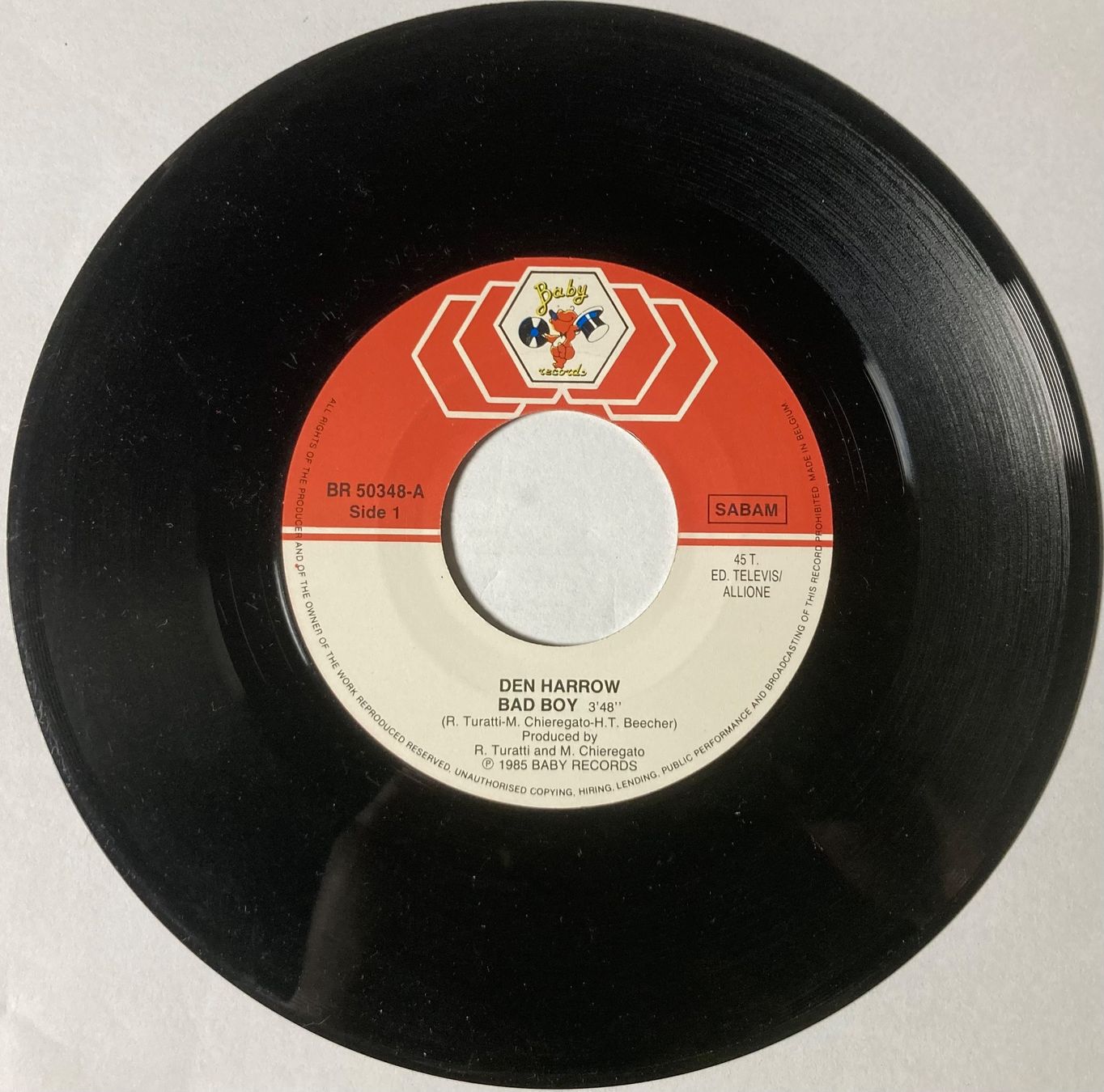 Dischi in vinile: DEN HARROW - BAD BOY – Usato da Poliez-Pittet venduto da Newtown-Records 2