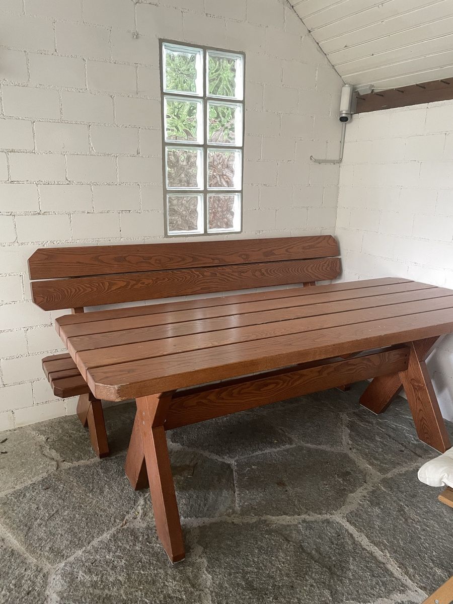 Set de table et chaises: Gartenesstisch mit Bänken – D'occasion à Breitenbach par oli_hm96 1