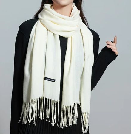Écharpe en laine et viscose, douce, Grand Foulard