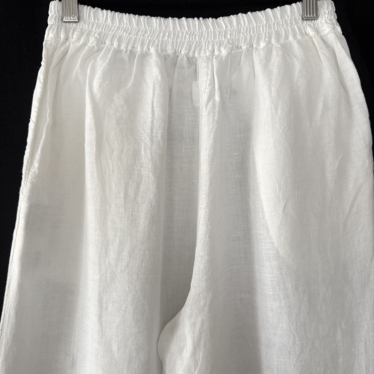 Pantaloni: 120% LINO White Linen Pants – Nuovo (secondo la descrizione) da Emmen venduto da Nightingale_2022 5