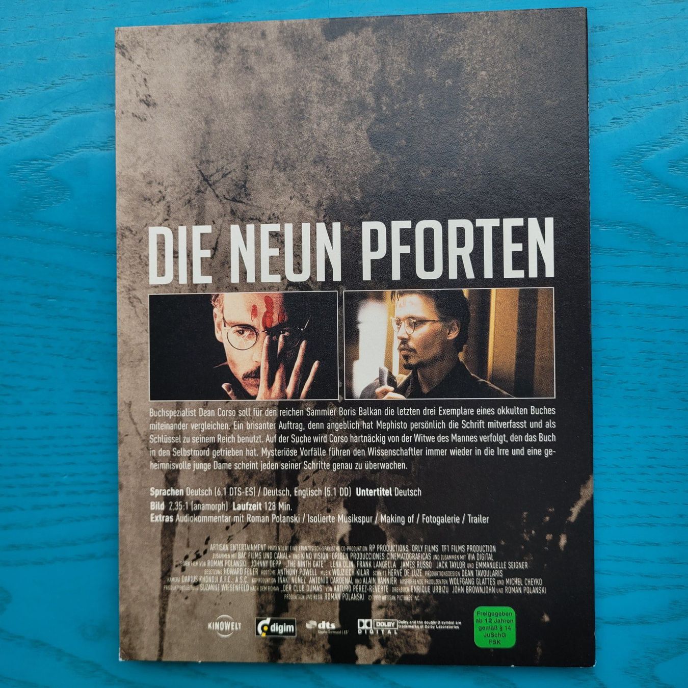 Tutti i DVDs: Die neun Pforten- Johnny Deep – Usato da SCHÜBELBACH venduto da CoKaHa 1