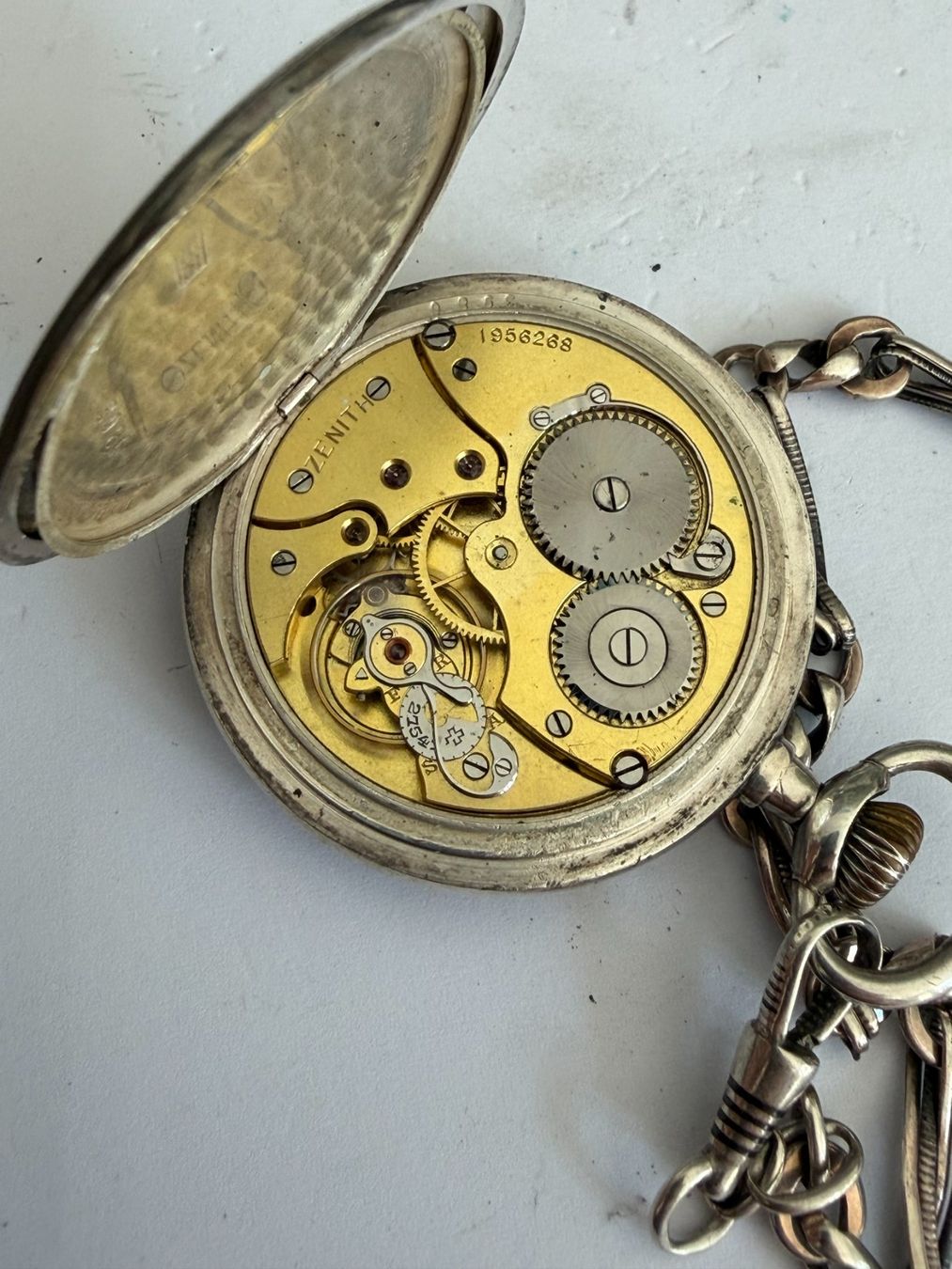 Zenith Uhren: Zenith Taschenuhr 0.800 Silber – Gebraucht aus Worblaufen von chronyves 2