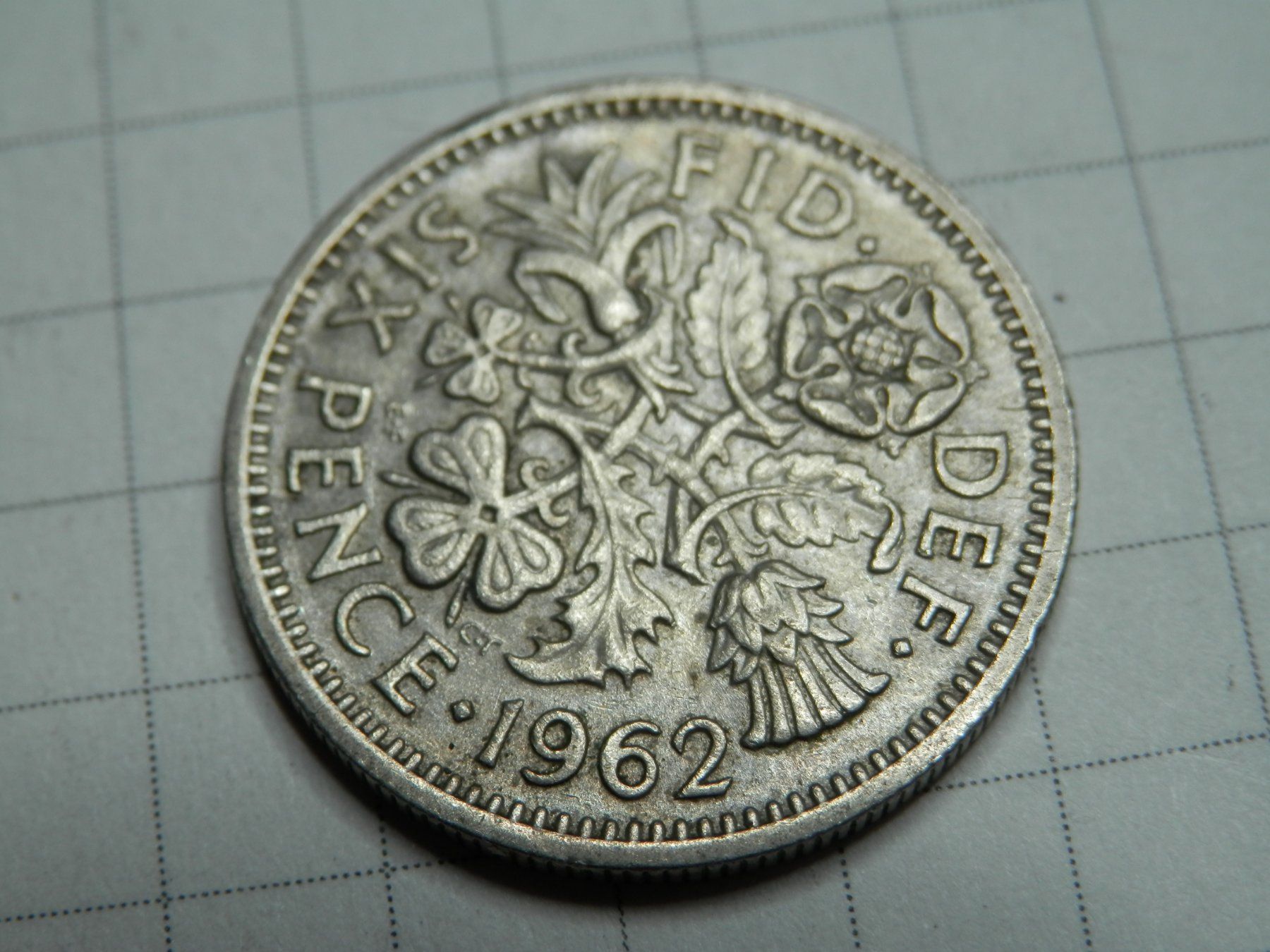 Alle Münzen: Großbritannien 6 Pence, 1962 – Gebraucht aus Weiach von weiach81 1