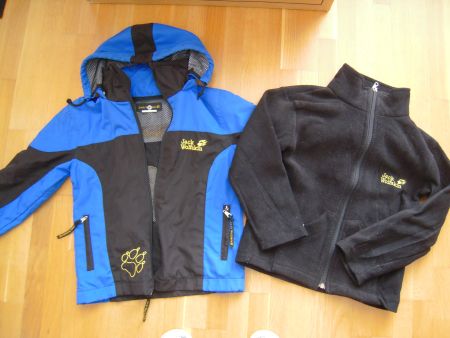 2-in-1 Outdoorjacke / Sommer /Übergang Gr 110 -116