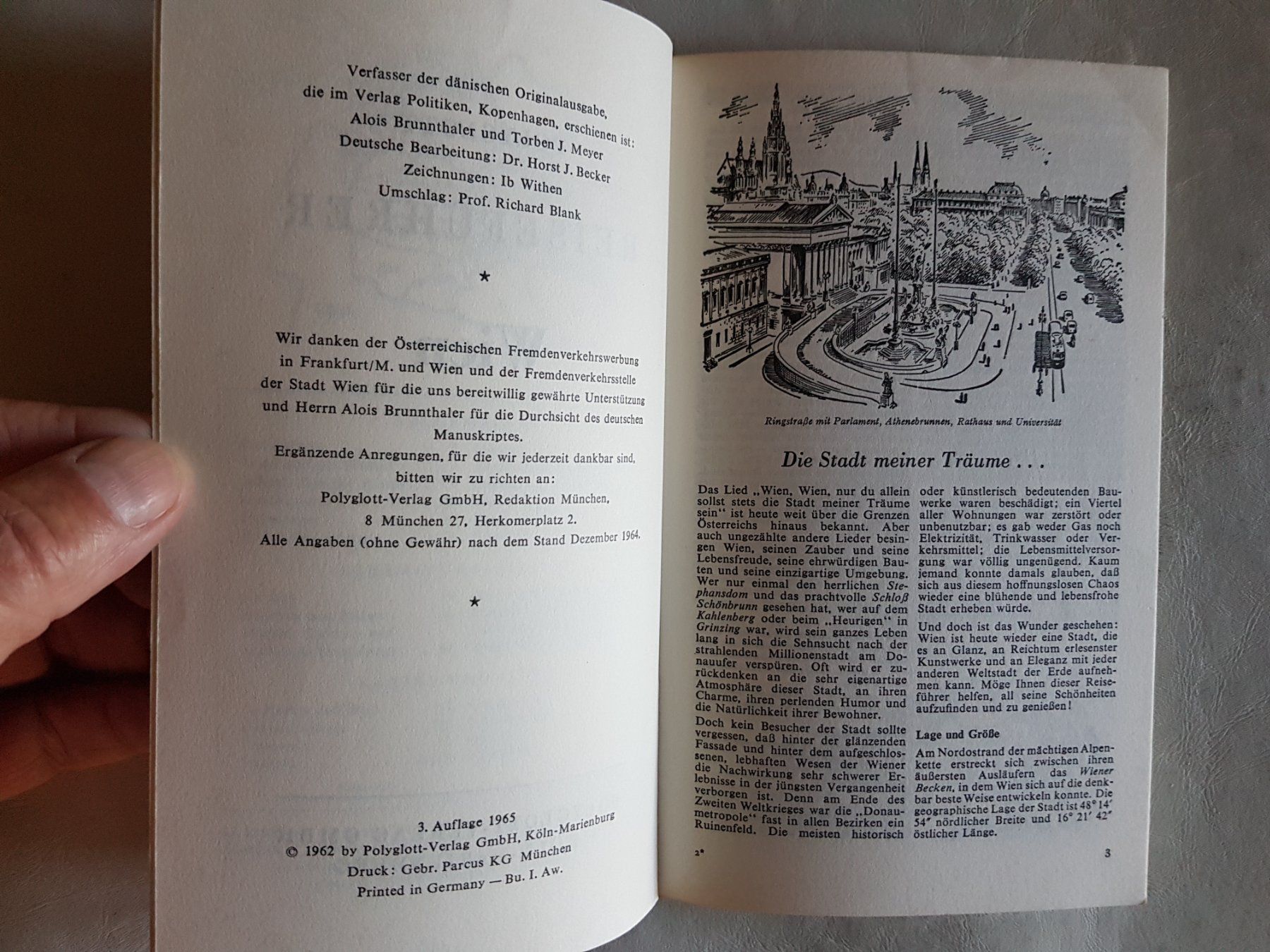 Libri: Reiseführer Wien aus 1965 Polyglott – Usato da Walterswil BE venduto da Lonitti 7