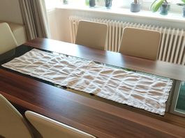 Tischläufer Beige von DEPOT 36cm x 125 cm Shabby Chic Stil