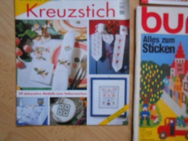 Wolle: 4 Hefte Kreuzstiche schöne Hefte – Gebraucht aus Flühli LU von primula-47 1