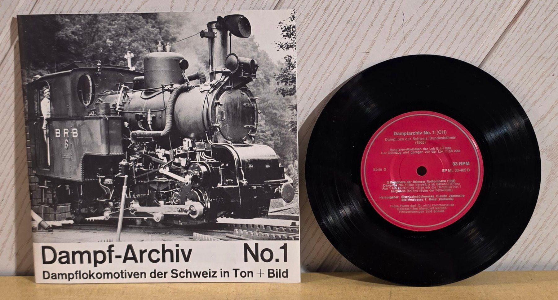 Bücher: SBB - DAMPF-ARCHIV - No.1 - Dampflokomotiven Geräusche – Gebraucht aus Biel/Bienne von Fischhene