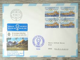 TR12 Enveloppe + Timbre Suisse 1984