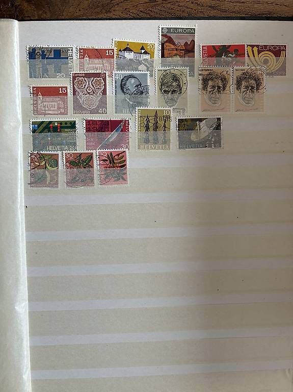 Alle Briefmarken: Collezione francobolli Svizzeri – Gebraucht aus Avegno von pippo_olaf 4