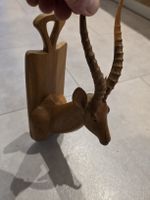 Holz-Antilope, Deko, aus Afrika, filigrane Hörner