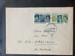 Großbritannien 1986 FDC Paar 17p 60.Geb.tag Elisabeth II