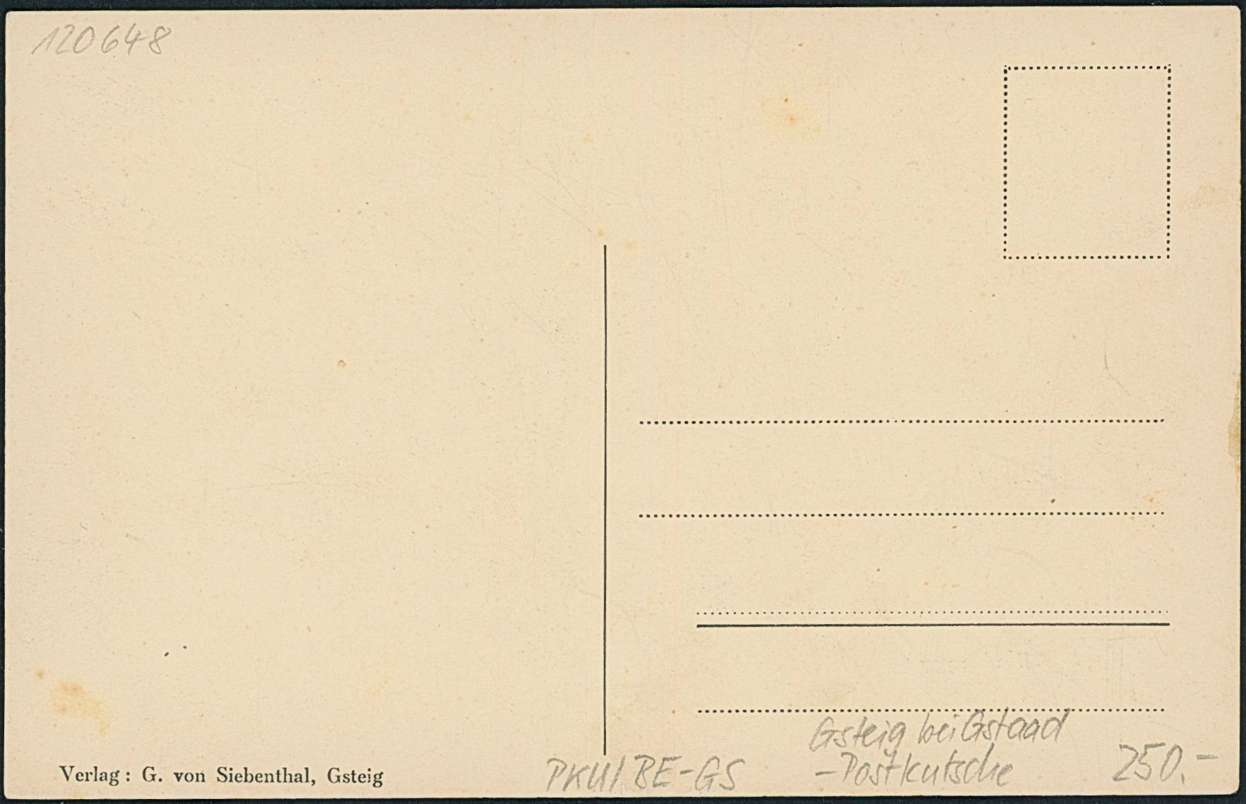 Cartoline postali: BE Gsteig bei Gstaad - Postkutsche – Nuovo (secondo la descrizione) da Schindellegi venduto da masutka7 1
