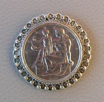 5 FR. GEDENKMÜNZE BUNDESVERFASSUNG 1948 SILBER