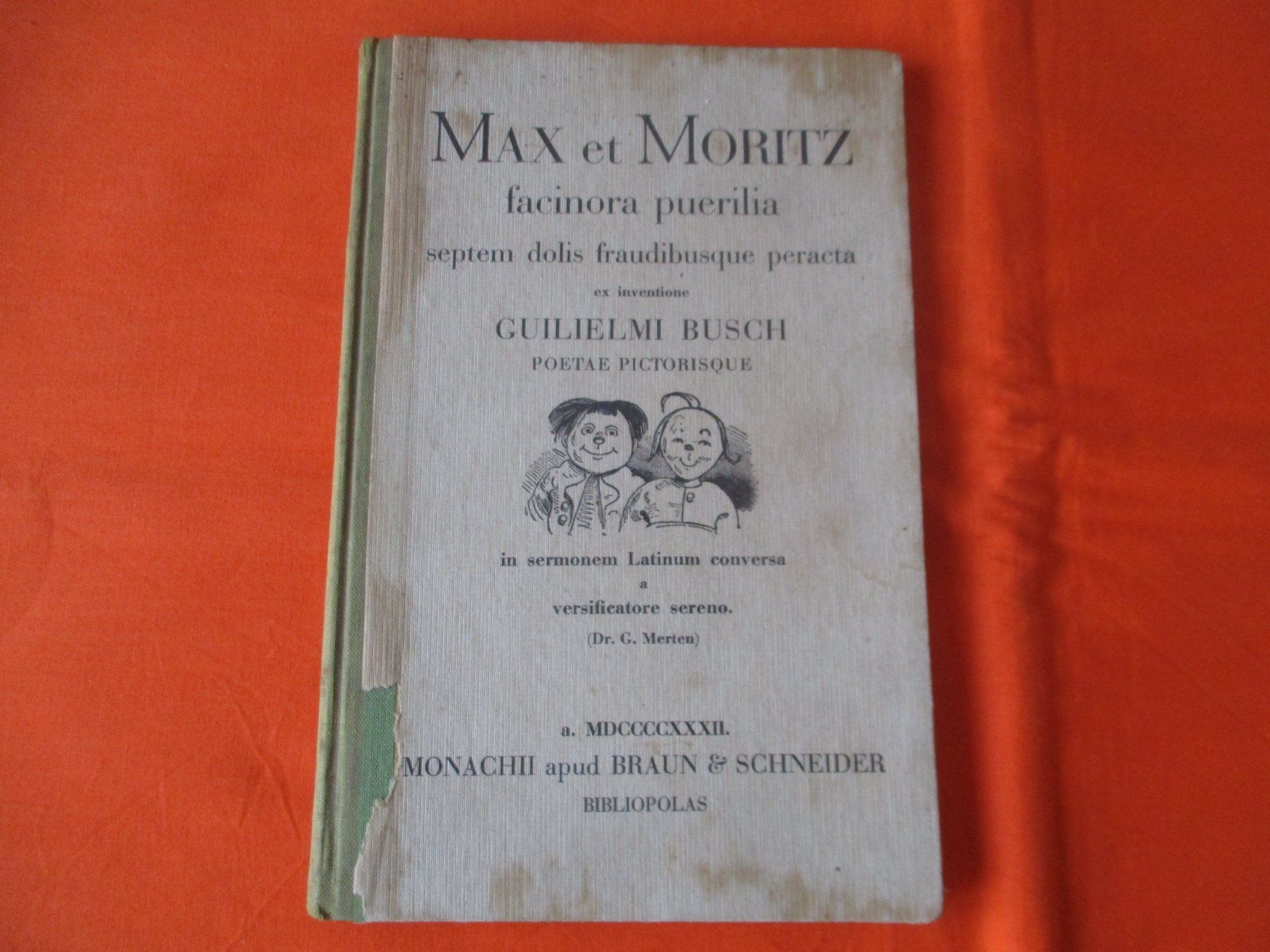 Libri: Buch Max und Moritz in lateinischer Sprache 1932 – Usato da Birsfelden venduto da alles-muss-raus