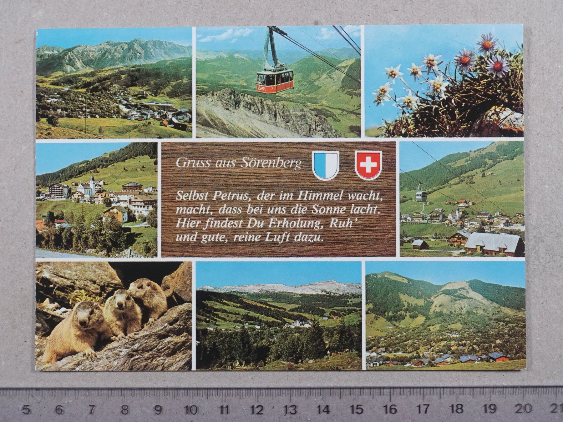 Cartoline postali: Sörenberg, 1991 – Usato da Lenzburg venduto da fh1