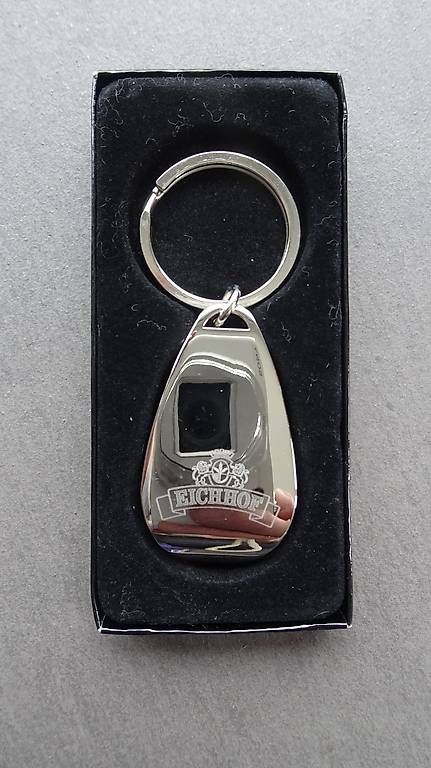 Portachiavi: Eichhof Flaschenöffner aus Metall – Nuovo e nell'imballaggio originale da Ottikon venduto da nag-champa77