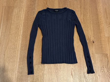 Topshop Strickpullover, dunkelbraun, Gr. 38