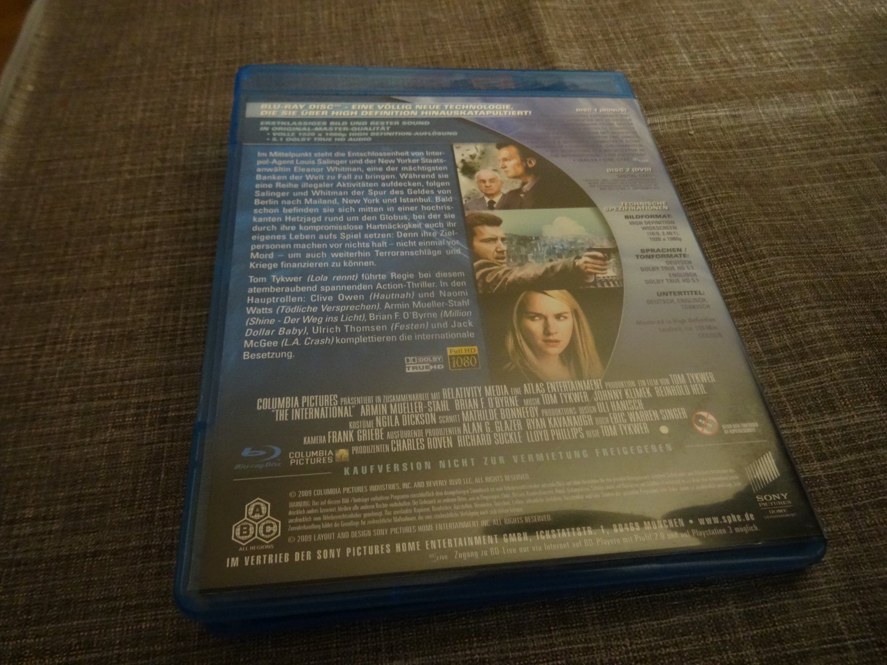Tutti i DVDs: The International - Blu-Ray – Usato da Olten venduto da Disc-Verkauf 2