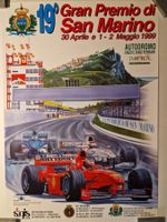 F1-Plakat vom Grand Prix von San Marino vom 1999.