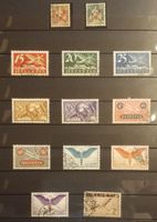 F1-F48, Flugpost Sammlung Ink. z,y komplet sauber ⊙Kt. 5000
