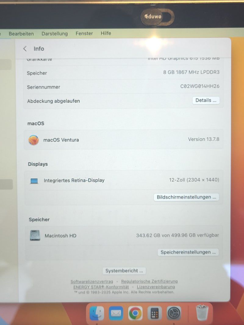 Apple Portables: MacBook - Retina, 12 Zoll, 2017 – D'occasion à Brütten par katja.blumer 7