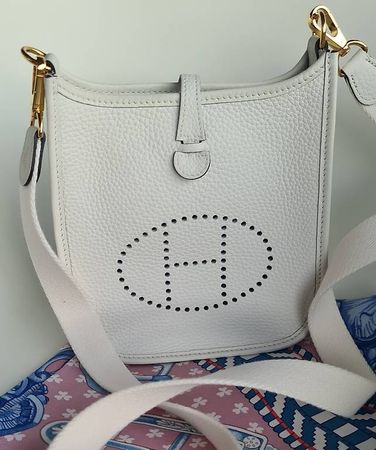 Hermès Evelyne mini new white