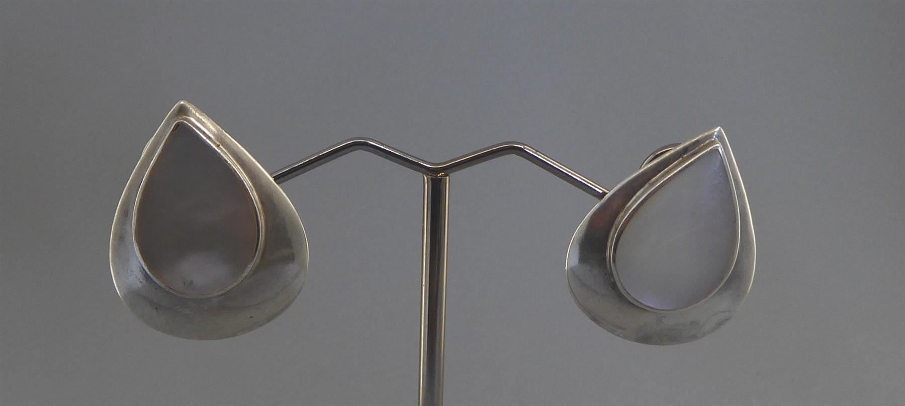 Orecchini pendenti & Orecchini a lobo: Ohrstecker 925 Silber mit Perlmutter – Usato da Muri AG venduto da Lineli2020