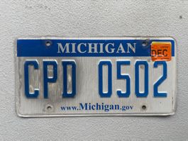 🇺🇸🇺🇸 USA Nummernschild # MICHIGAN  # 🇺🇸🇺🇸