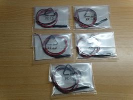 5St. LED 3mm grün mit Kabel 50cm 12VDC