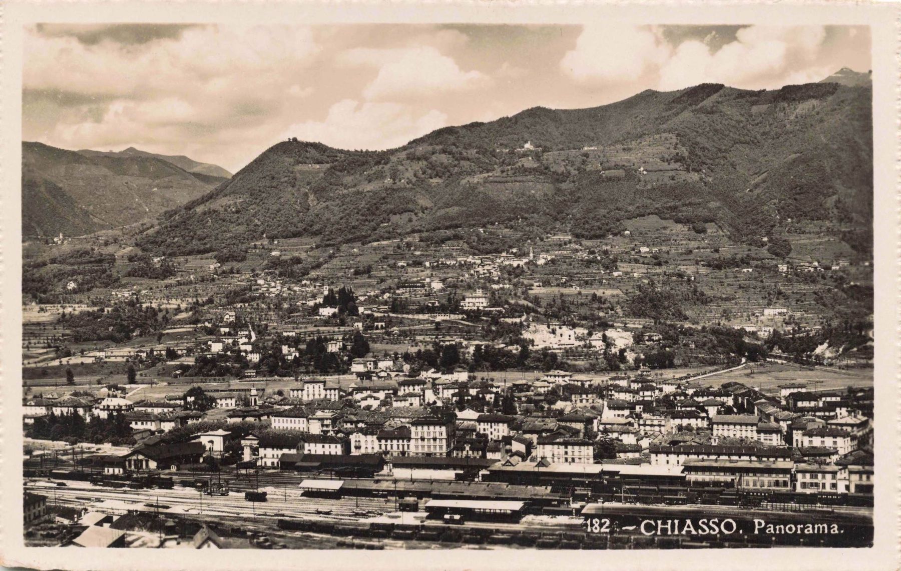 Cartoline postali: Chiasso stazione – Usato da Biasca venduto da Blenio71