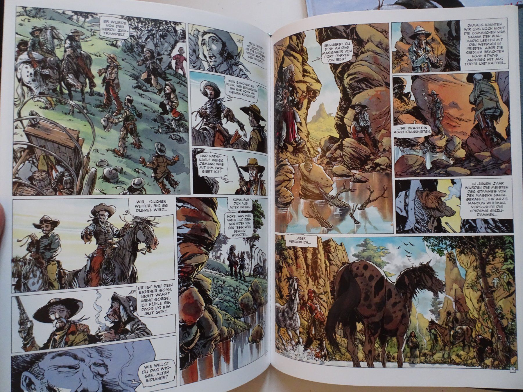 Fumetti: Die Fährte der Dämonen - Comic Western - Band 1 + 2 – Usato da Schönenwerd venduto da schnitzunddrunter 5