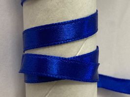 SATINBAND BLAU SCHLEIFENBAND 6 mm 5 m