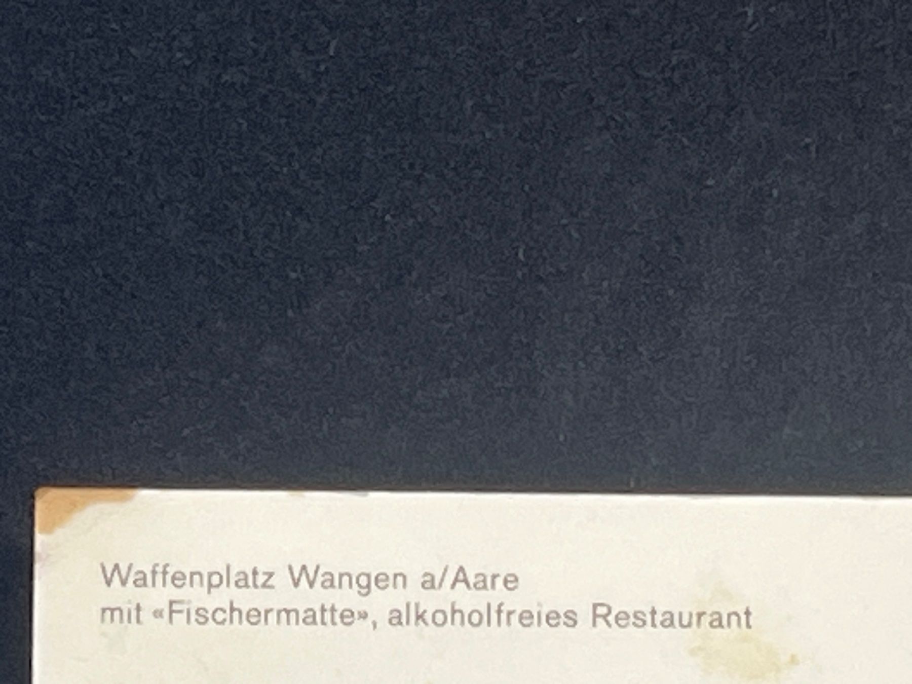 Cartoline postali: Ansichtskarte: Waffenplatz Wangen a/Aare mit "Fischermatte" – Usato da Widnau venduto da Brusi9 2