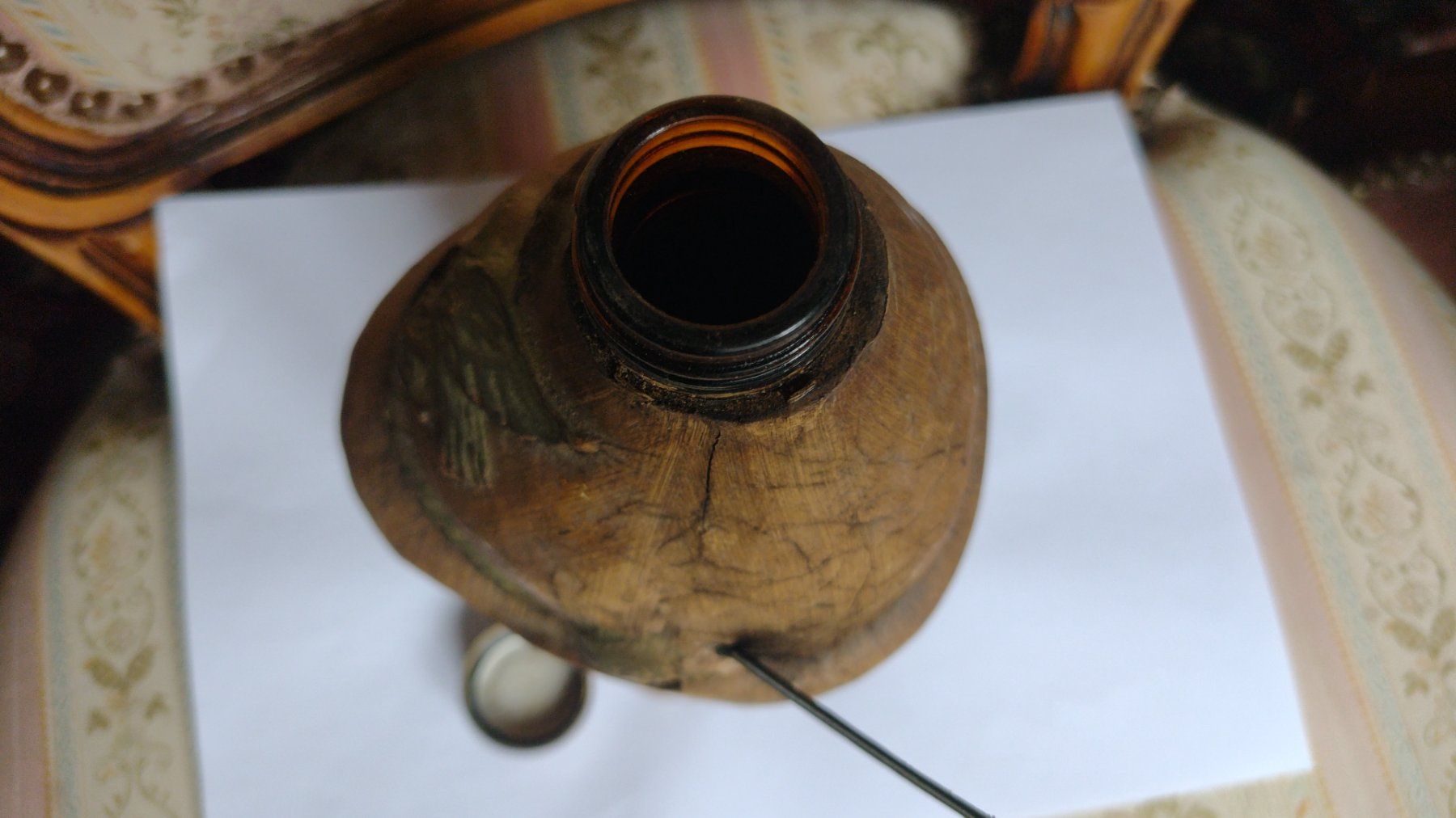 Bottiglie: Antike Flasche in Form eines Jäger Kopfes mit Bart – Usato da Baden venduto da TellsKuchenhaus 5