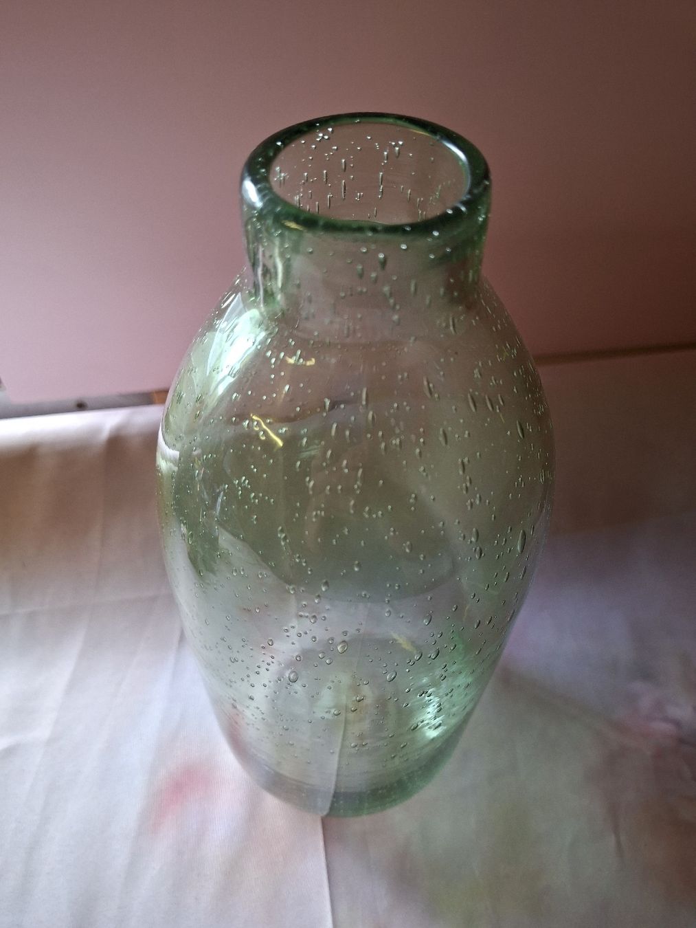Vase & Récipients: neu: Glas Vase grün mit Bubbles – Neuf (Voir description) à Nassen par verrueckt 1
