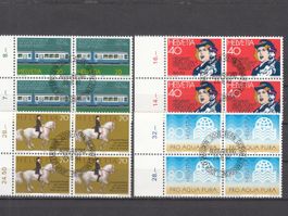 SBK 672 - 675 im 4er-Block mit ET