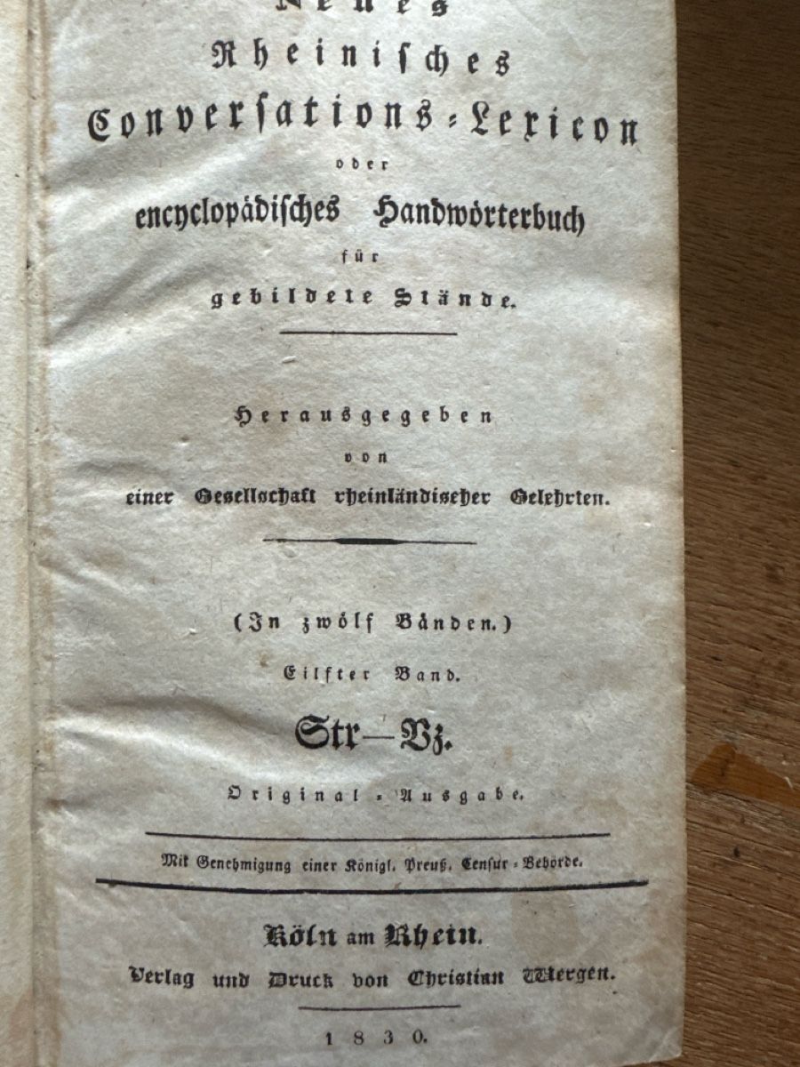 Libri: Antikes Buch, Konversation 1830 – Usato da Trüllikon venduto da angela4444 3