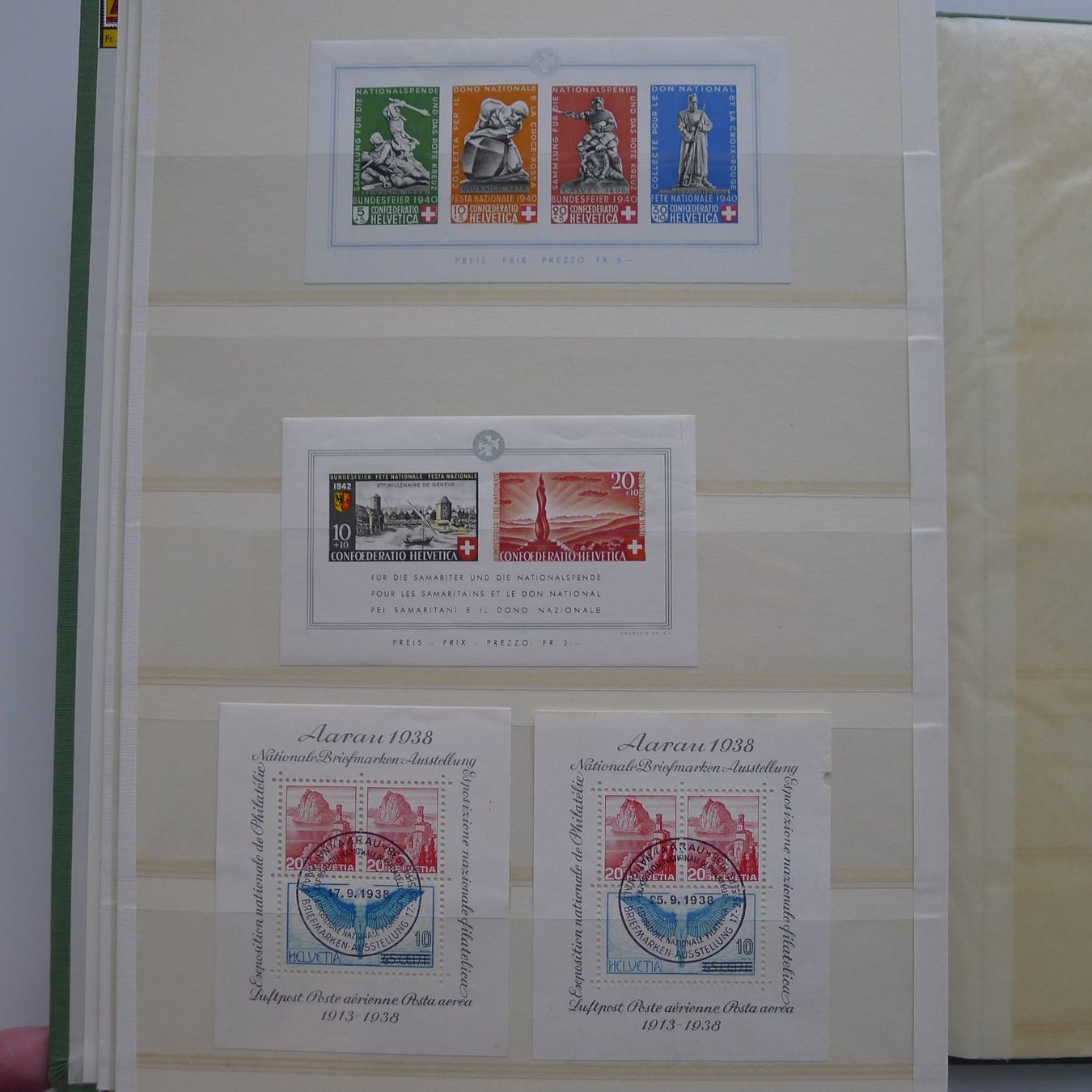 Alle Briefmarken: Sammlung Blöcke, Kat: 900.- – Gebraucht aus Ebikon von SilvioFreund 3