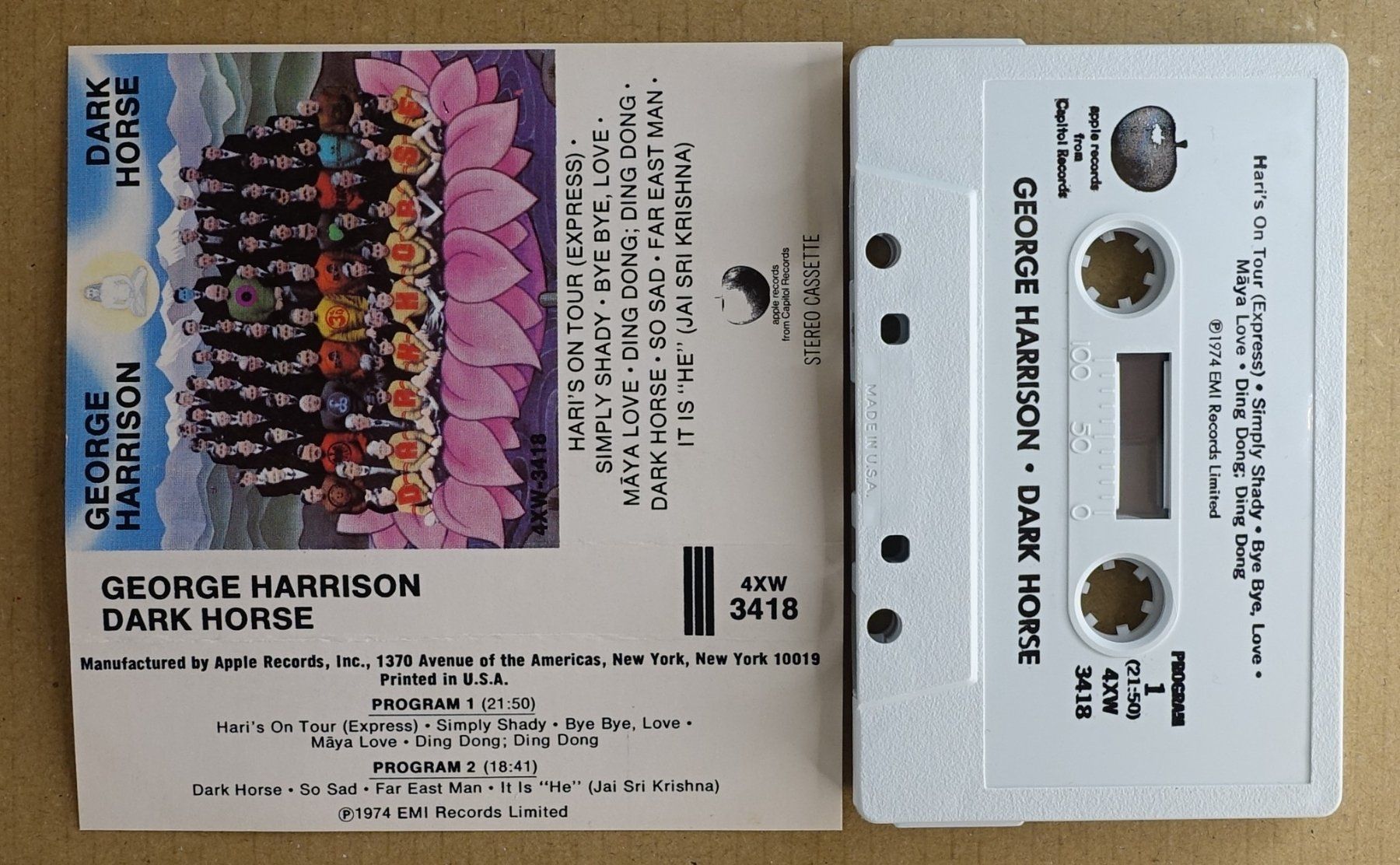 Kompaktkassetten: George Harrison – Dark Horse (Beatles) MC – Gebraucht aus Sessa von discoverymedia 1