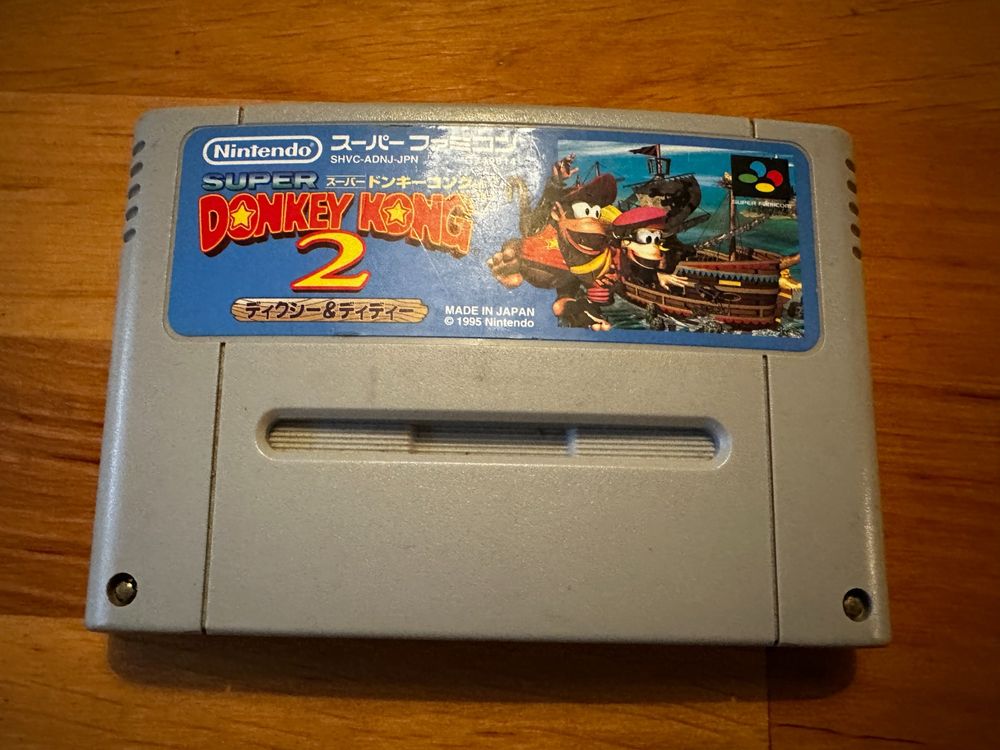 GAME/JEU SUPER FAMICOM NINTENDO NES JAP VERS Donkey Kong 2