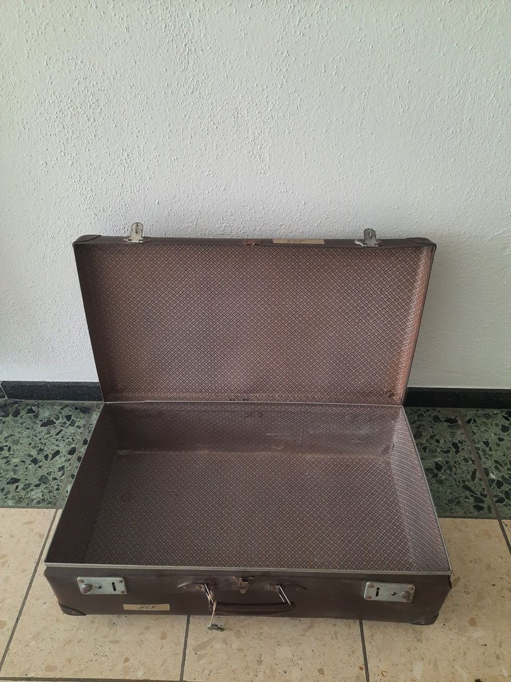 Valigie: Vintage 1950er Valise / Lederkoffer – Usato da Hombrechtikon venduto da BAZ-Vintage 5