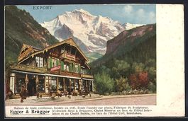 AK Interlaken, Maison Egger, Brügger