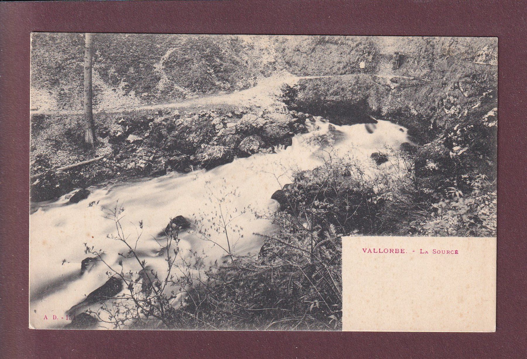 Ansichtskarten: VALLORBE - La source de l'Orbe – Gebraucht aus Pully von nicecards
