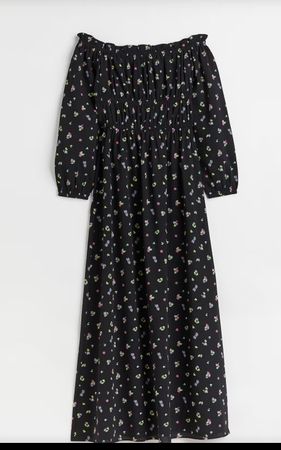 Kleid von H&M Divided mit Carmenausschnitt Gr XL 44