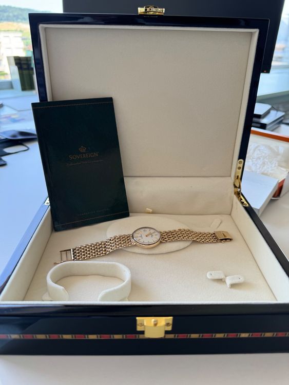 Montres: 9 Karat Gold Uhr Sovereign - 30 Gramm - 375 Gold - Full Set – D'occasion à Schachen LU par jas_kkc6 1