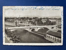 Alte Ansichtskarte Genève, Pont de la Coulouvre, 1917!