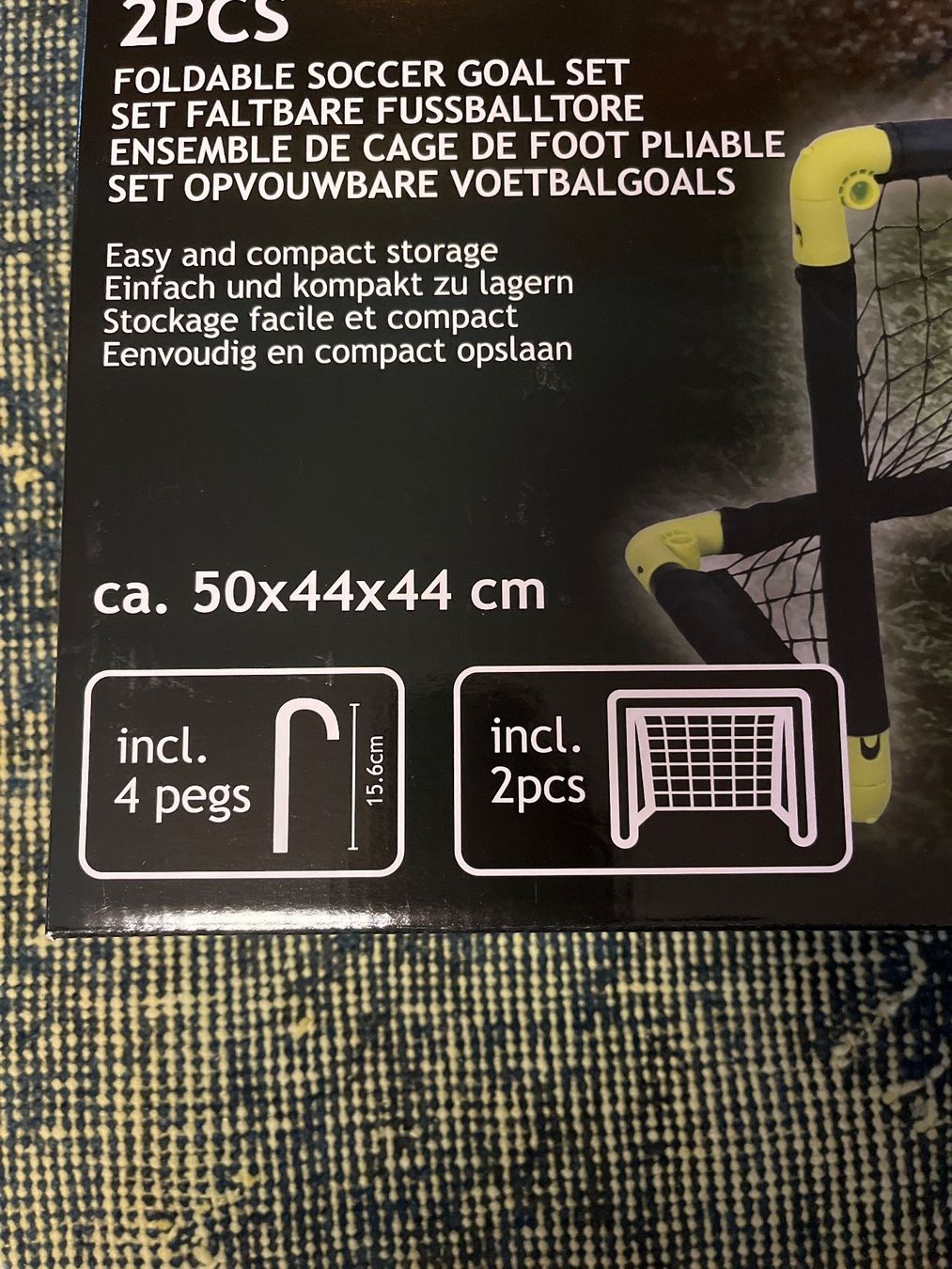 Fussball- & Hockeytore: Fussball Goal Set 2-teilig – Neu und originalverpackt aus Hätzingen von pflanzan222 2