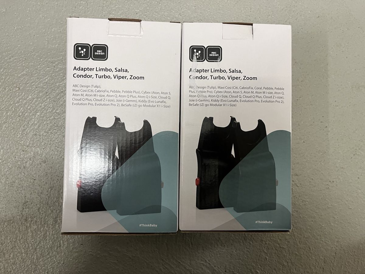 Unità & Adattatore: 2 sets ABC Design Kinderwagen Adapter – Nuovo (secondo la descrizione) da Wettingen venduto da xiaoshir