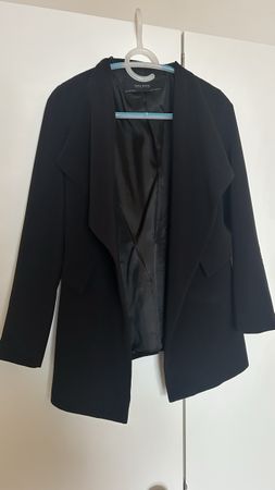 Schicker Zara Basic Blazer, schwarz, Grösse S